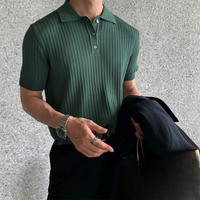 Clothing Lapel Polo Shirt Short Sleeved Trendy Brand Loose Casual Summer Thin Solid Sweater T Shirt Bottoming Shirt