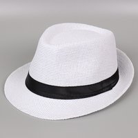 Summer Straw Sunshade Breathable Hat Hat Casual Jazz Hat Cool Hat Monofilament Straw Hat