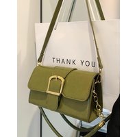 Fashionable Small Square Bag 2023 This Year's Popular Temperament Simple One-shoulder Messenger Bag Lock Buckle Commuting Armpit Bag Female