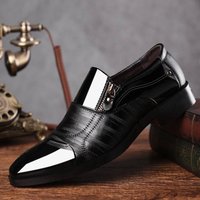 2025 New Men's Shoes Leather Men's Fashion Casual Shoes Spring Breathable Single Shoes Business Dress Leather Shoes Men's Shoes