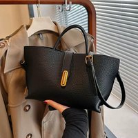 Cross border Tote Bag Large capacity Handbag 2025 Vintage Versatile Commuter style Crossbody Basket Bag