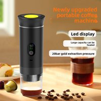 Rechargeable Italian style Espresso Capsule Machine Portable Outdoor Heated Coffee Maker 3 1 Extraction