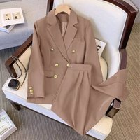 Clothing Plus Fashionable Elegant Suit Jacket Spring Chubby Two Piece Set Pants