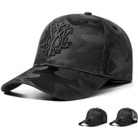 Embroidered camouflage hat Korean fashion casual versatile Baseball cap fashion brand cap Summer