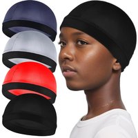 hot selling silk wave hat all match turban hat pullover round hat wave dome cap