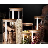 High Borosilicate Glass Food Grade Fresh Keeping Moisture Proof High Temperature Resistant Tea Grain Snack Spice Storage Jar