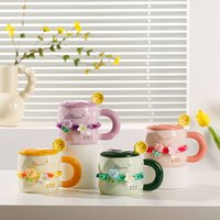 Ceramic Mug Lid Spoon