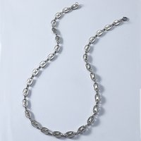 Hip Hop Coffee Beans Necklace Bracelet Set Men Women Coffee Beans Link Chain Chorkers Female Charm Jewelry