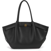 Stylish Felt Shoulder Bag Set Vintage Inspired Two Piece Handbag Embossed Design Medium Zipper Closure Perfect Daily Outfits