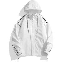 Men's Clothing men's jacket with hood, loose sports casual men's clothing, spring and autumn new style, handsome and fashionable jacket for men