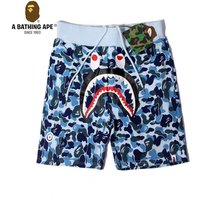 A BATHONG APE Ape Head Shark Shorts Ape Head Shorts Five Leg Casual Shorts, Made Of Pure Cotton Fabric