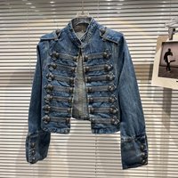 Women's Clothing street style embroidered hooded solid color sweatshirt women's loose pocket zipper cardigan jacket trendy