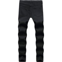 Trendy Clothing Stretch Skinny Jeans American Style Solid Casual Slim Fit Denim Casual Slim Fit