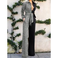 Clothing Hot Selling Sexy V neck Casual Jumpsuit