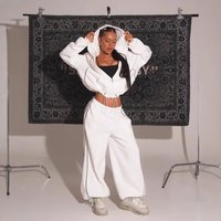 Women's Contrast-Trim Hoodie & Straight Leg Pants Set – Oversized Streetwear Two-Piece (4 Colors) Urban Athleisure Coordinated Outfit