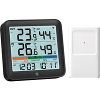 LCD Digital Thermometer Hygrometer Home Indoor Humidity Meter Sensor Gauge Weather Forecast Temperature Monit