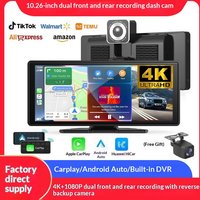 Cross-border 10.26inch Carplay Smart Convenient Navigation MP5 Player Car Screen Projection Dash Cam
