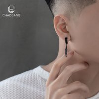 Clip Earrings Men’s Personalized Ear Clips Without Piercings, High End Niche Trendy Men, No Need To Pierce The Ears