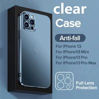 Luxury Tpu Shockproof Phone Cases Full Lens Protection Cover IPhone 13 12 11 Pro X XR Max 8 7 6 Plus Case