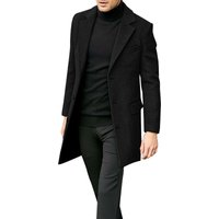 Autumn Winter Long Double breasted Trench Coat Woolen Coat British Long sleeved Woolen Coat Autumn Trend Suit