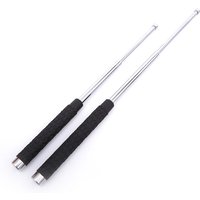 Household Equipment Self defense Baton Three section Telescopic Car mounted Stick Alloy Steel Stick Wholesale