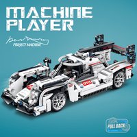 Building Blocks remote control toy building blocks car assembly toy car racing model small particles