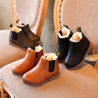 2023 Autumn And Winter New Children’s Shoes Boys‘ Short Boots British Leather Boots Girls‘ Single Boots Big Boy Martin