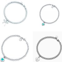 T Family 2026 New Model Heart-Shaped Buddha Bead Bracelet For Women Enamel Resin Double Heart Pendant Red Blue Pink Three Colors Light