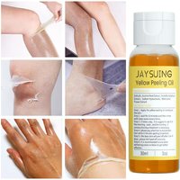 Yellow Peeling Oil Dark Skin Bleaching Remove Arm Knee Legs Melanin Body Exfoliation Brightening Whitening Beauty S