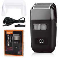 Professional 3-Blade Electric Shaver For Men With LED Display, Floating Heads & 90-Min Runtime – Waterproof & Rechargeable