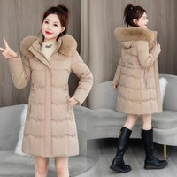 Elegant Winter Coat Drawstring Waist Hooded Long Padded Jacket – Slim Fit Plus Warm & Stylish