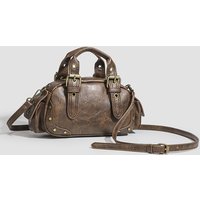 Trendy niche design retro hot girl style motorcycle bag versatile fashion hand held single shoulder crossbody underarm bag