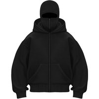 DIY Light Board Autumn Ins Hooded Sweater Short Coat Double Hats Autumn Winter Couples Pure Cotton