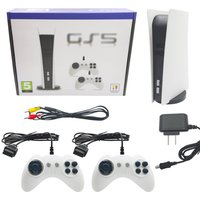 Byteuni 1pc Retro Game Console 8Bit GS5 Mini TV Game Console GS5 Wired Home Game Console 620 Games 2 Player