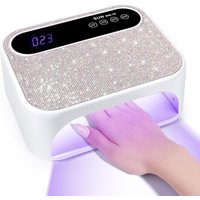 Wear Nail Curing Lamp Nail Baking Lamp Both Hands 4 Timer Settings Automatic Sensor Suitable Gel Polishing