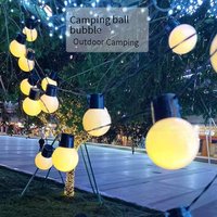 Solar Powered Vintage Papaya String Lights – Waterproof Outdoor Fairy Lights Garden Camping & Patio 