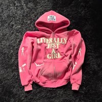 Clothing Y2K Hip Hop 3D Digital Printing Zipper Cardigan Personality Hoodie Personality Trendy Brand