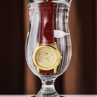 Quartz Men's Belt Waterproof Fashion Business Commander's Watch Golden Dragon