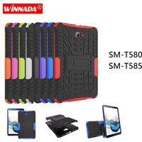 Samsung GALAXY Tab A6 10.1 2016 case T580 T585 T580N T585N 10.1 inch Tablet TPU+PC Shockproof Stand Cover