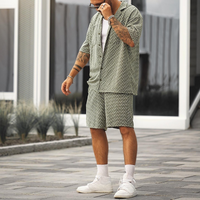 Men’s Clothing Men’s Summer Suit Men’s Spring And Summer Sports Suit Shirt Versatile Shorts Two Piece Suit