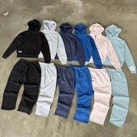 Basic Hoodie & Pants Set – Y2k Streetwear Letter Patch Oversized Pullover Hip Hop Loungewear 