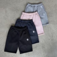 Retro Y2K Street Hip Hop Casual Shorts Loose Fit Solid Sports Elastic Waist Mid Waist Summer Autumn Shorts 3