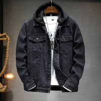 Men's Clothing casual tops jacket autumn and winter black