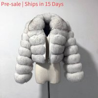 Autumn Winter Hot Selling Classic Faux Fox Fur Short Coat【Pre sale Ships 15 Days】