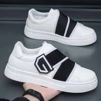 Men's versatile breathable board seasonal casual fashionable and trendy sports shoes, Velcro men's Harajuku style shoes