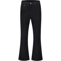 " Flared Jeans Wide Leg Baggy Denim Pants Loose Fit Hip Hop Streetwear Casual Trousers Retro Style"