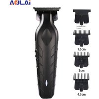 Professional Cordless Hair Clipper & Pets Rechargeable Adjustable Stainless Steel Blade Quiet Motor Waterproof Design