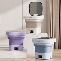 Folding Washing Machine Household Mini Portable Baby Underwear Washing Machine Automatic Small Washing Machine