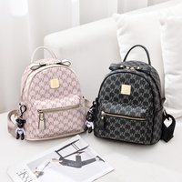 Travel Backpack Large Capacity Soft PU Leather Shoulder Bag Zipper Compartment Casual Outings Soft Leather
