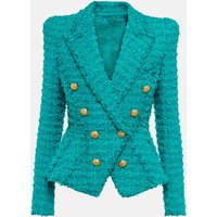Style Star Fashion Fringed Tweed Slim Blazer